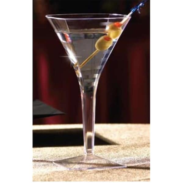 Gb Gifts 8Oz 1Pc Square Clear Martini Glass, 72PK GB284345 - main